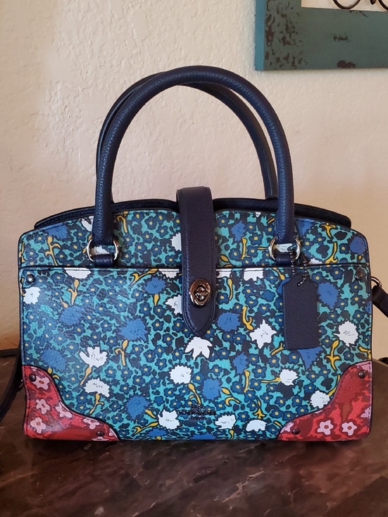 Coach Handbags - Like NEW Coach Floral Mercer 24 Bag